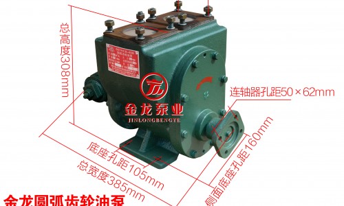 金龙泵业圆弧齿轮油泵使用说明